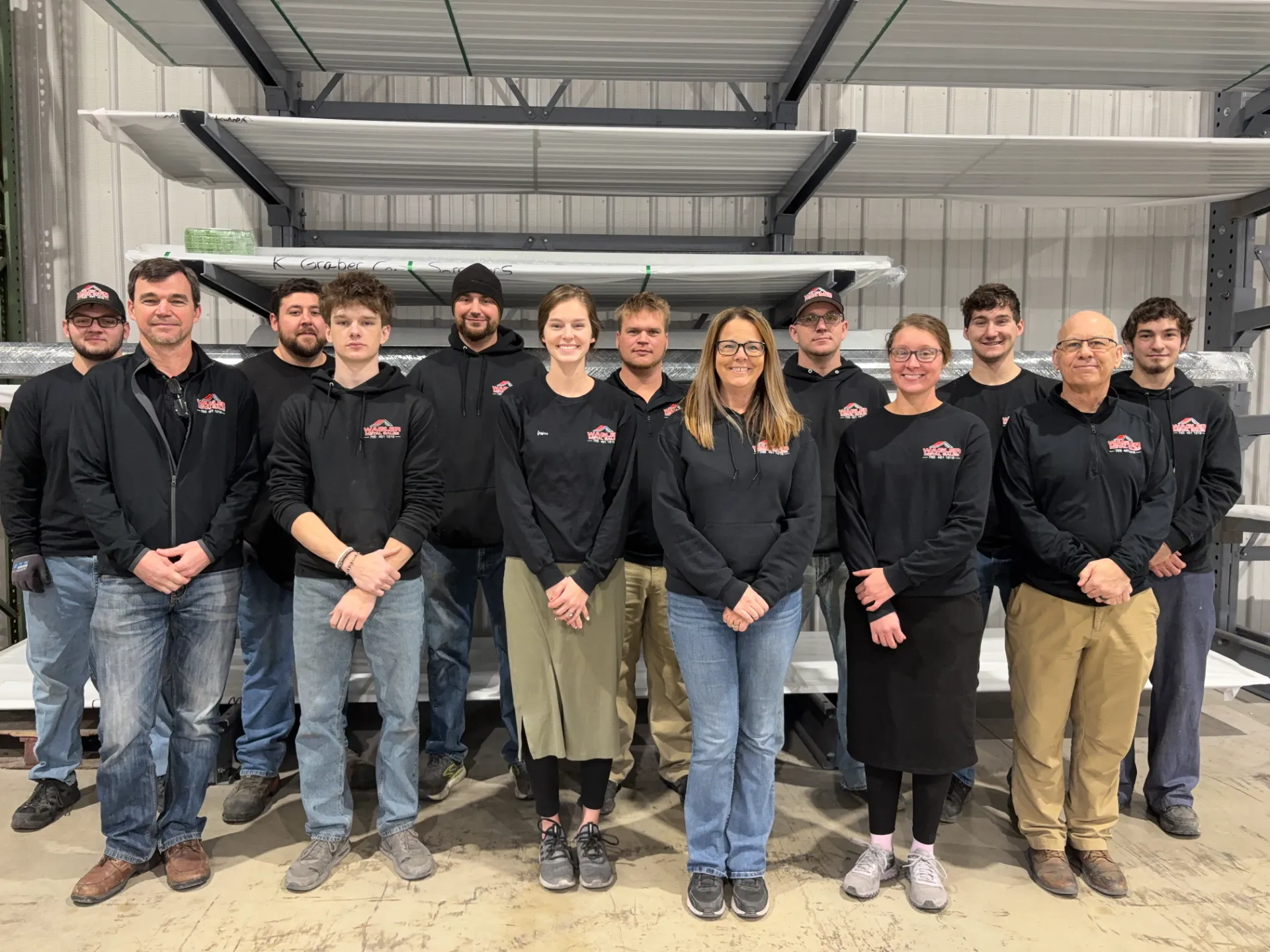 Wagler Metal Sales team photo from January 2026