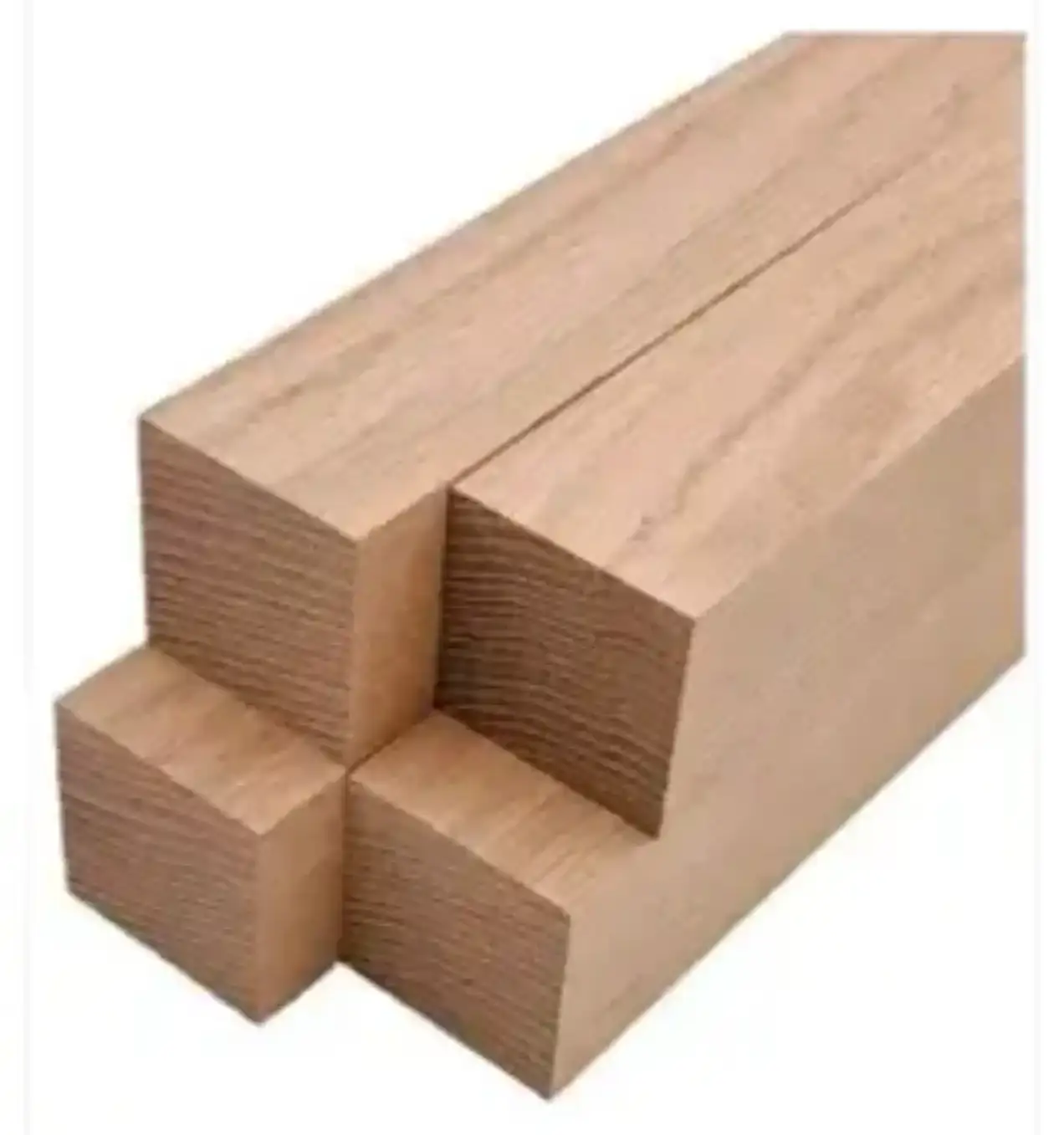 Four wooden posts.